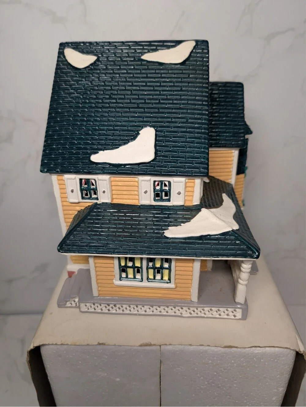 Dept 56 Snow Village Woodbury House 5444-5 1993 Retired Original Box